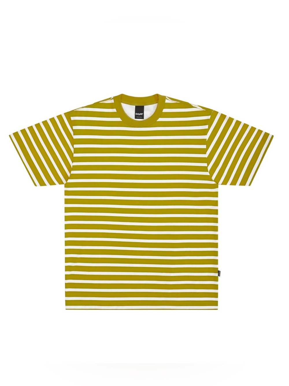 ONLY NY Men’s Awning Stripe Short Sleeve Tee – Golden Olive